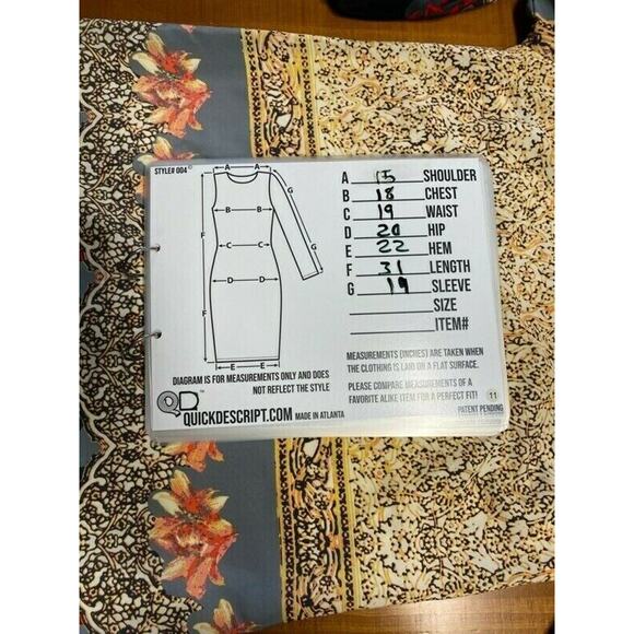 Moon Women's floral print mini Dress long sleeve Lined Scoop Neck sz Medium - Picture 4 of 10